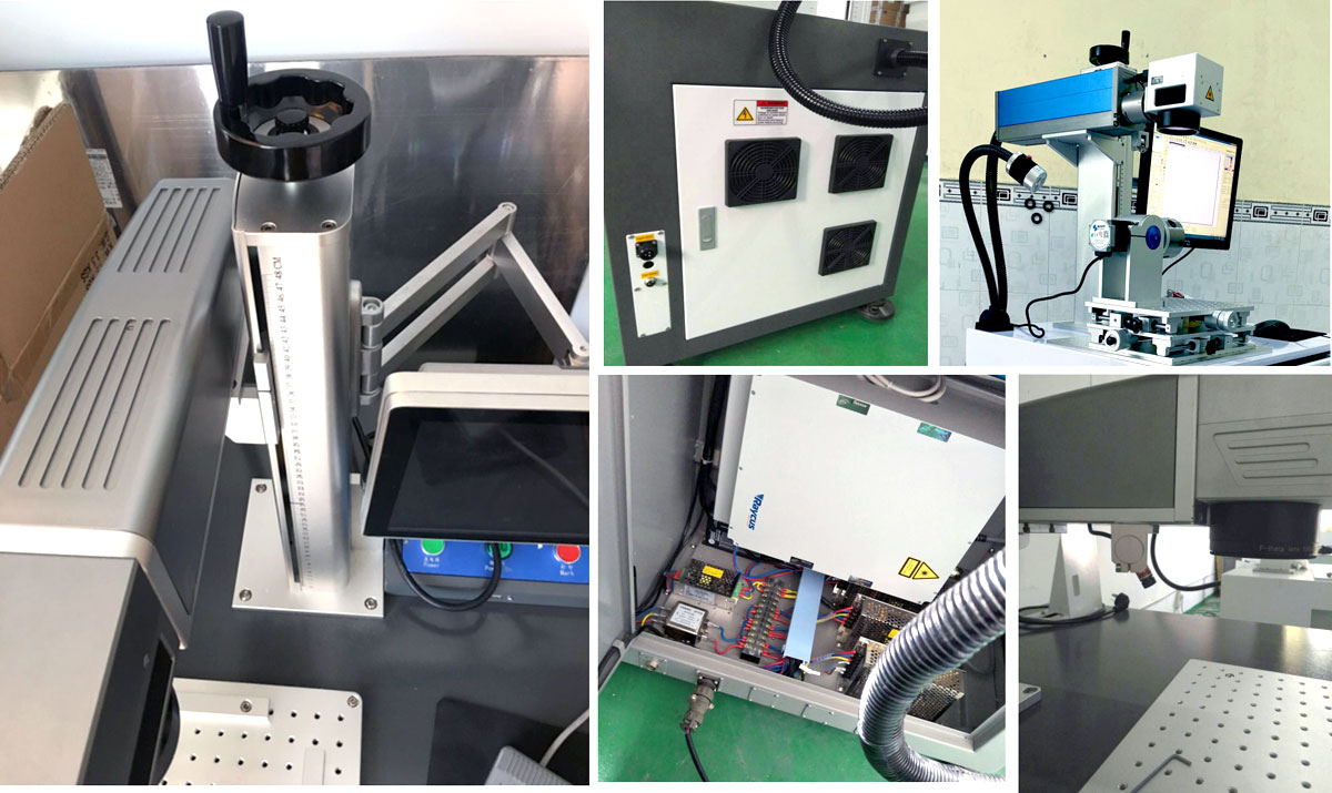 Máy khắc laser kim loại Raycus 20w