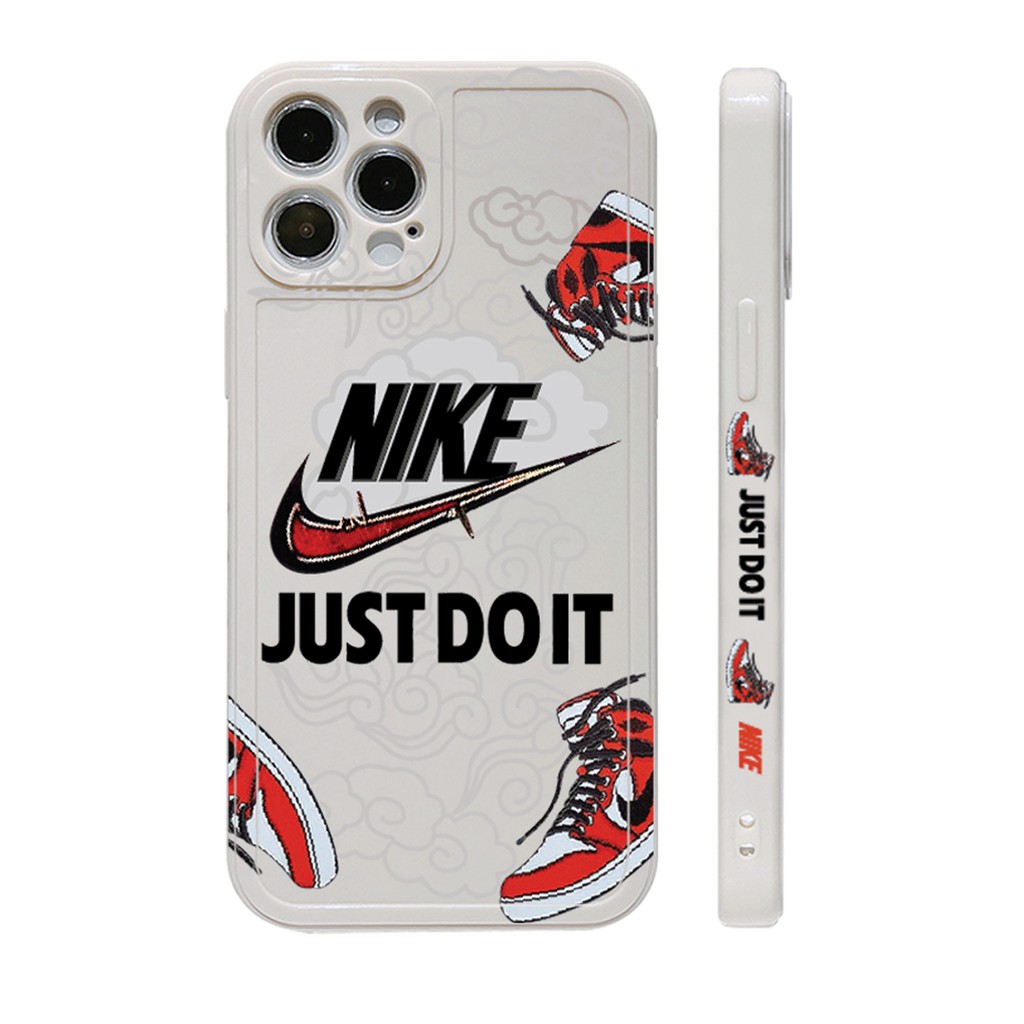 Ốp lưng iphone viền nổi bóng mặt Just do it 6/6plus/6s/6splus/7/7plus/8/8plus/x/xr/xs/11/12/pro/max/promax - Awifi A1-11