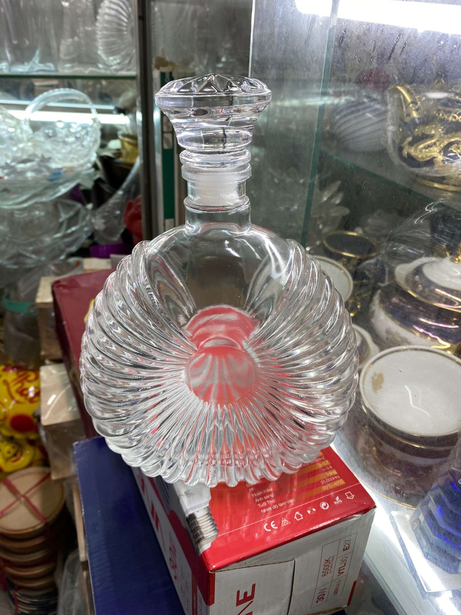 Bình thủy tinh đựng rượu 500ml
