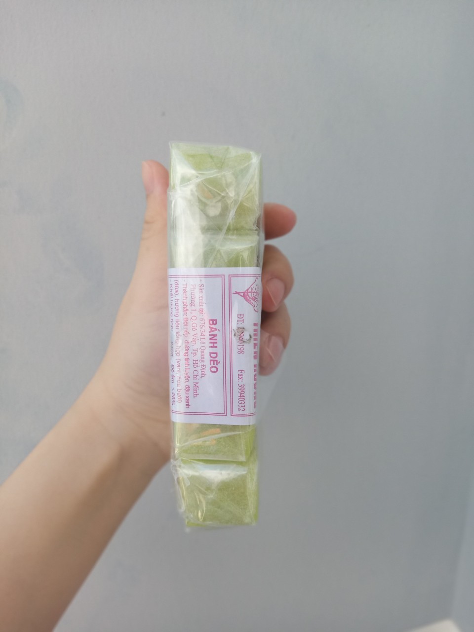 BÁNH DẺO XANH NHÂN ĐẬU_COMBO 5 CÂY