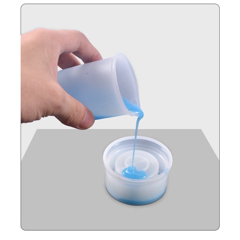 Cốc silicone pha keo Epoxy Resin, cốc silicone 100ml, 250ml
