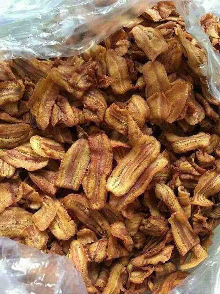 Chuối sấy giòn loại 500g, túi zip