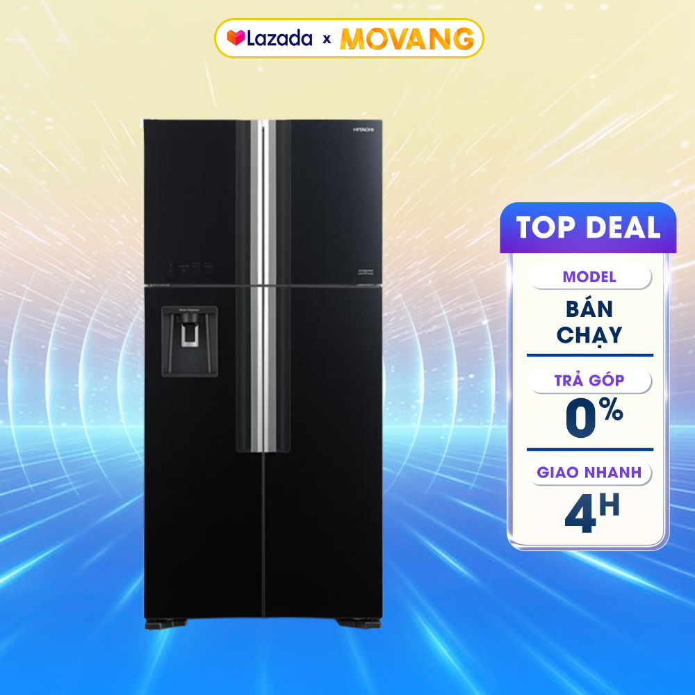 [GIAO TẠI HCM] -  Tủ lạnh Hitachi Inverter 540 lít R-FW690PGV7X(GBK)