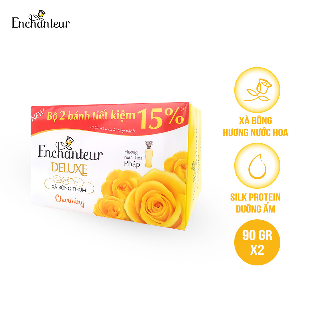 Xà bông thơm Enchanteur đủ màu 90g