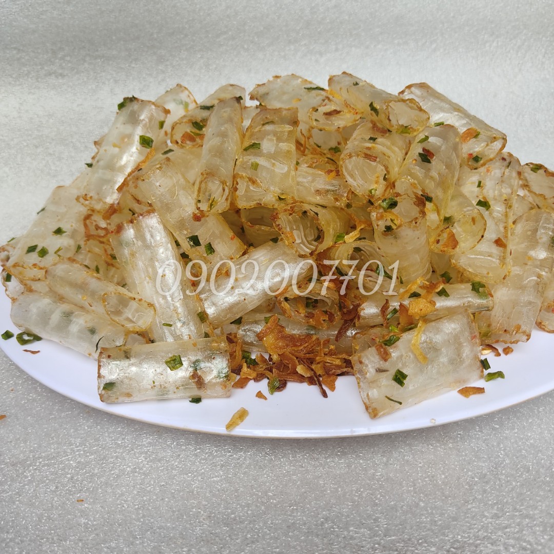 1 kg bánh tráng cuộn hành phi chính gốc tây ninh - đồ ăn vặt