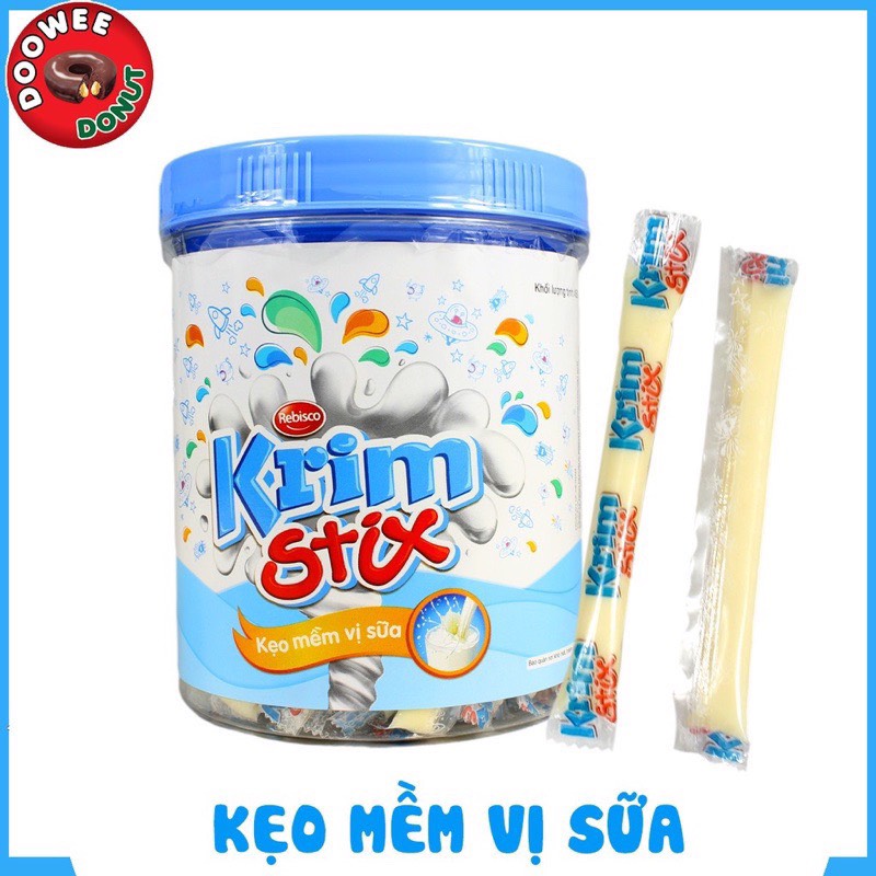 Rebisco Kẹo Mềm Krim Stix Vị Phô Mai (Hộp 100 cái x 4.5g)
