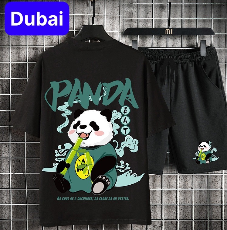 ĐỒ BỘ THỂ THAO GẤU TRÚC PAN.DA NEW , SET ĐỒ BỘ THỂ THAO, ĐỒ BỘ TẬP GYM MANG Ở NHÀ VÀ ĐI CHƠI , ĐỒ BỘ NAM PHONG CÁCH CAO CẤP - DUBAI FASHION