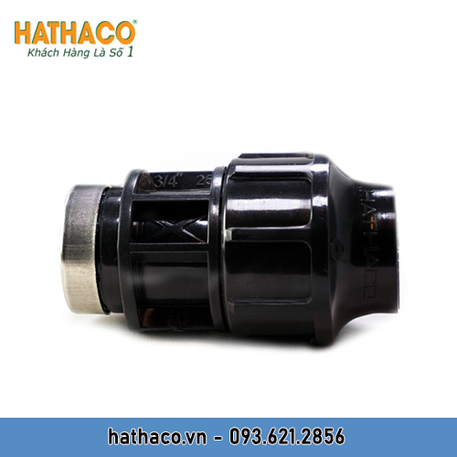 Măng Sông 90 Ren Trong 90 (ren 3") HATHACO Nối Ống HDPE
