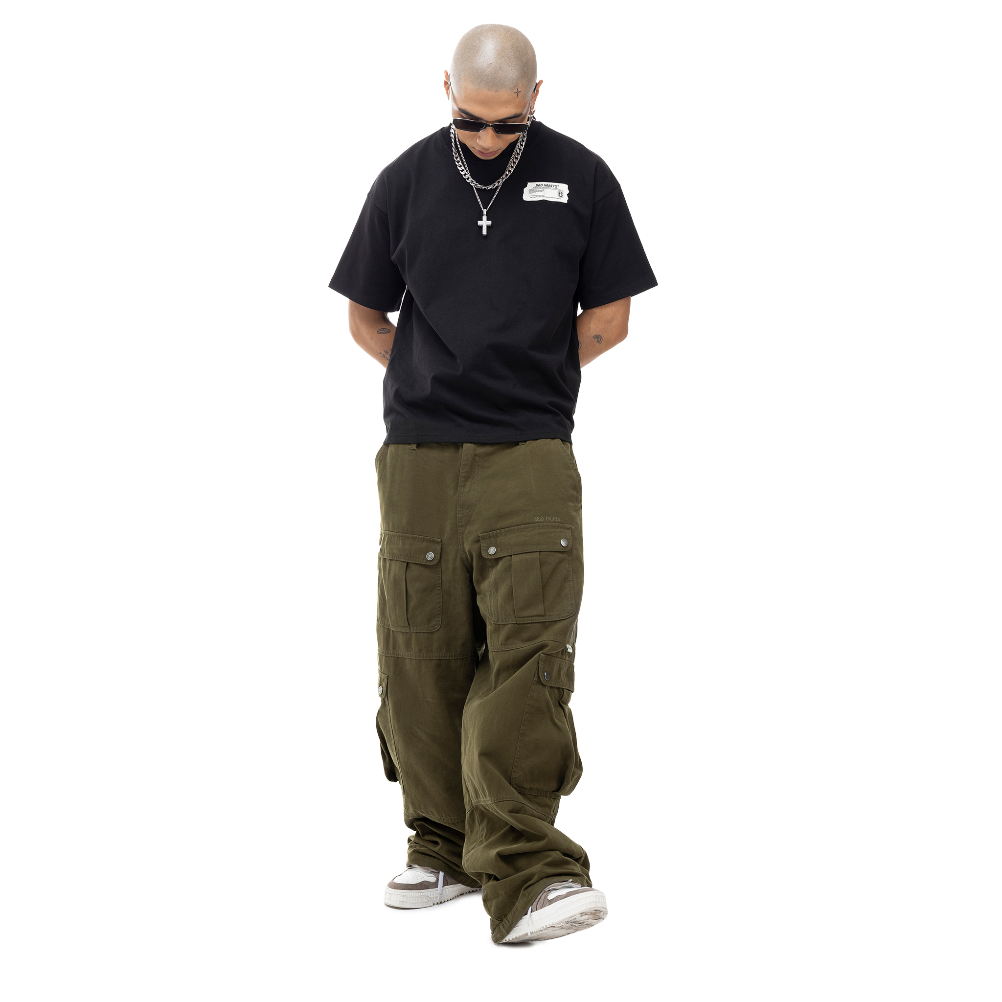Quần Bad Habits OLIVE BAD CARGO PANTS