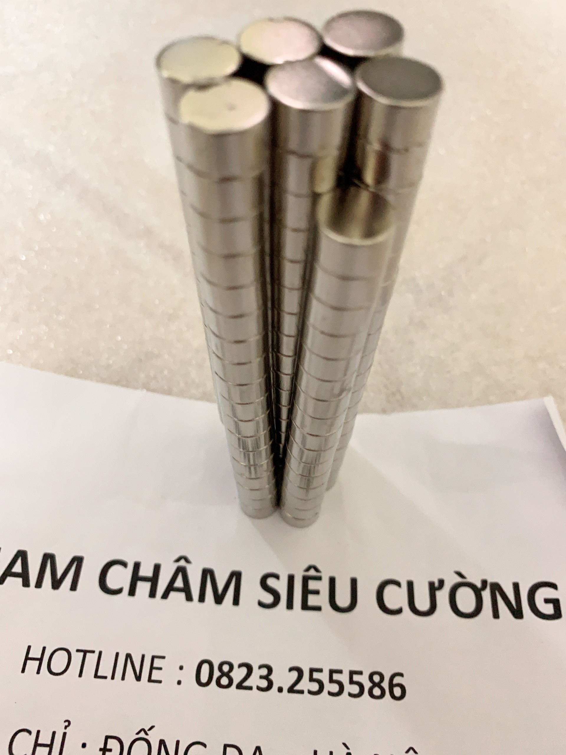 Nam châm viên 10x6mm đất hiếm