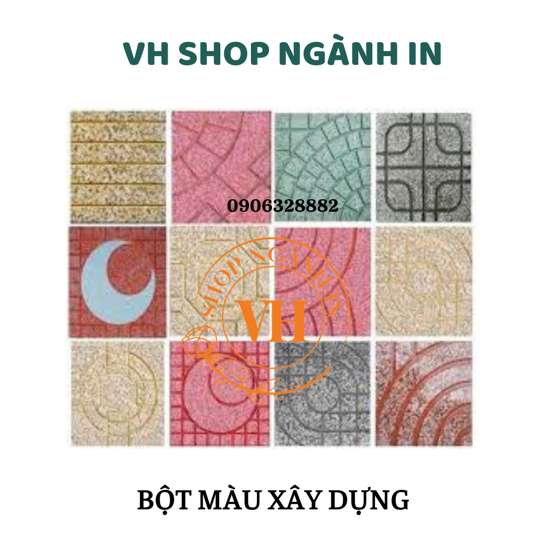 túi 100 gram Bột màu xây dựng