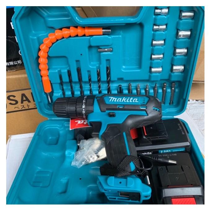Khoan pin 24v makita có búa và mũi đi kèm