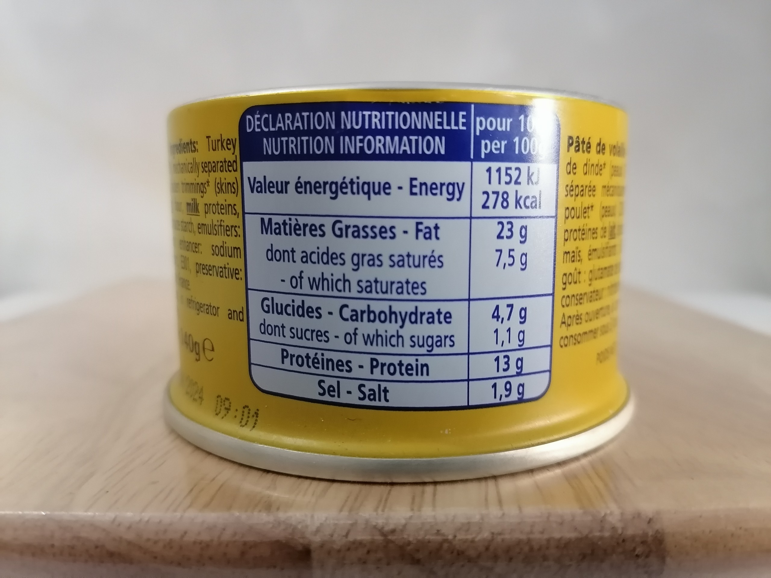 [Hộp VÀNG 140g] PA TÊ GÀ TÂY [France] HENAFF Chicken Luncheon Meat