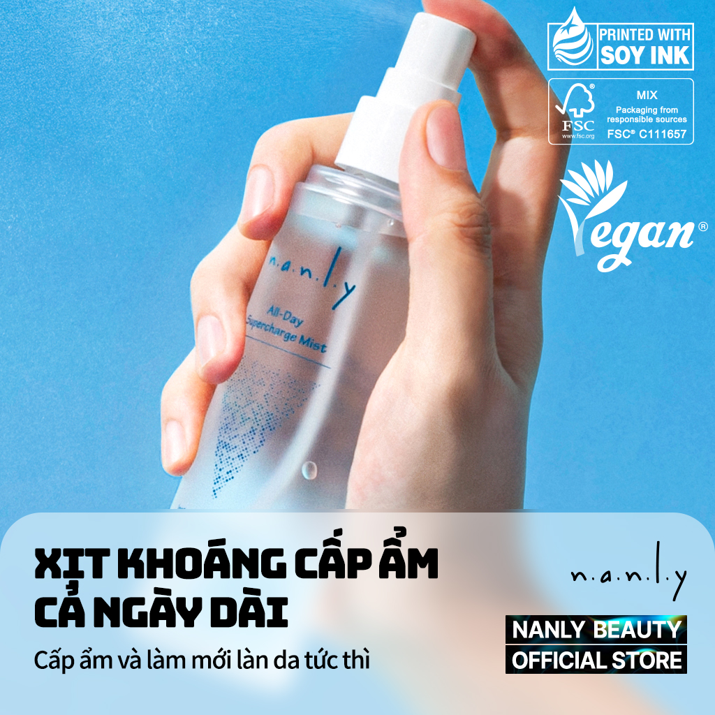 Xịt khoáng cấp ẩm cả ngày