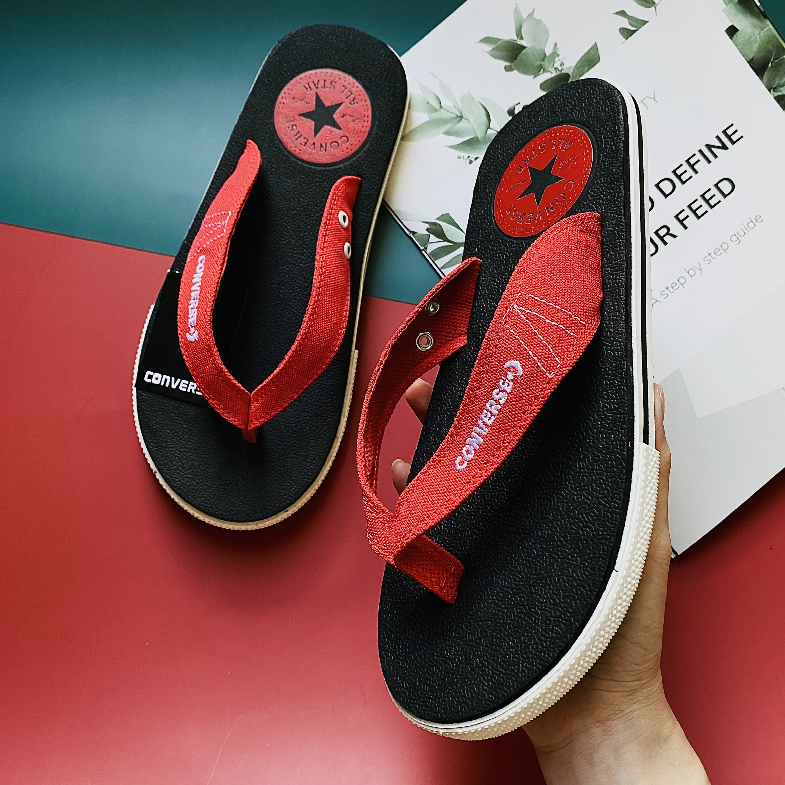 dép xỏ ngón nam hiệu converse 2 màu chất lượng cao. thời trang trend 2022 2