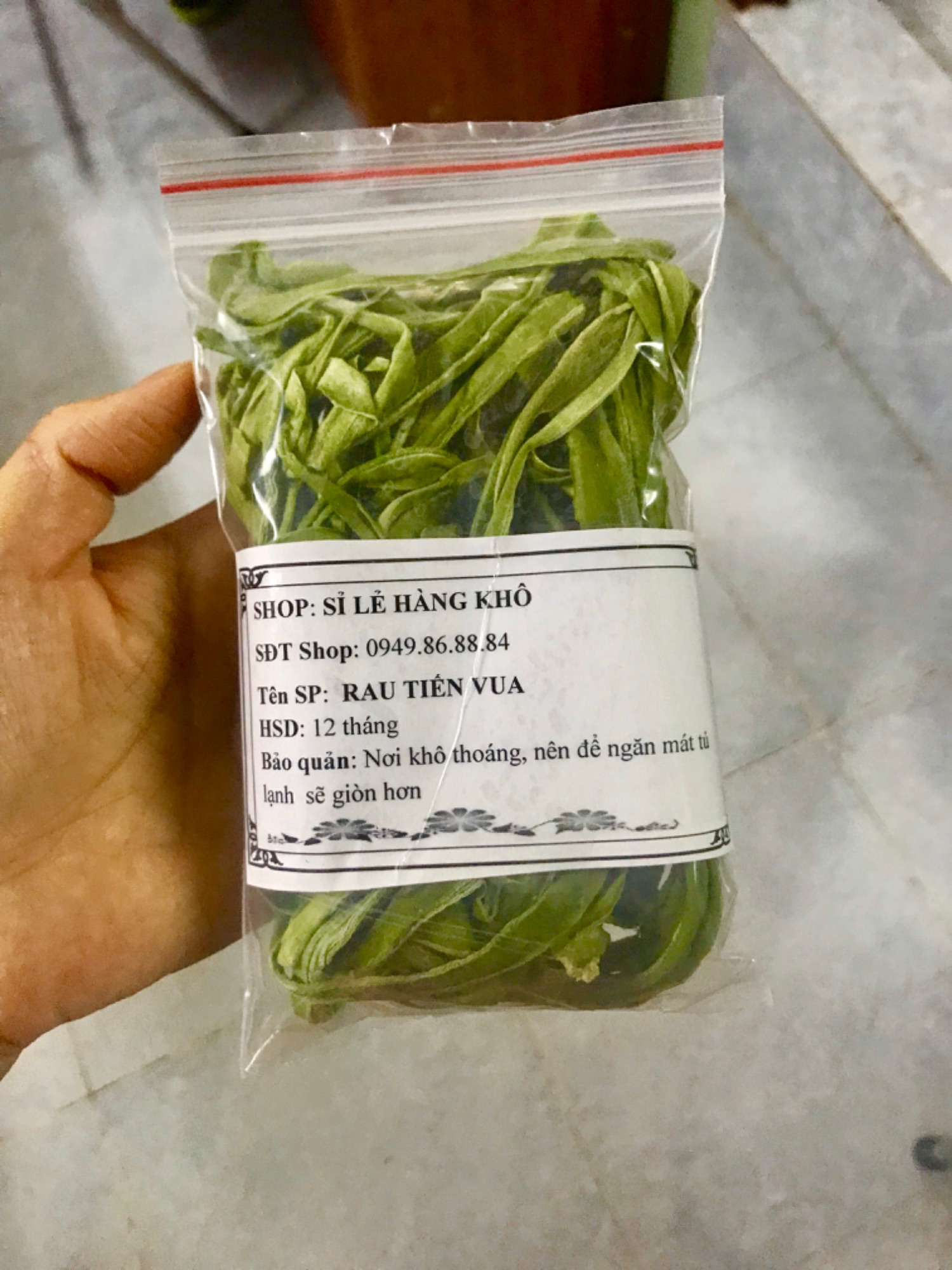 Rau tiến vua giòn ngon 100gr