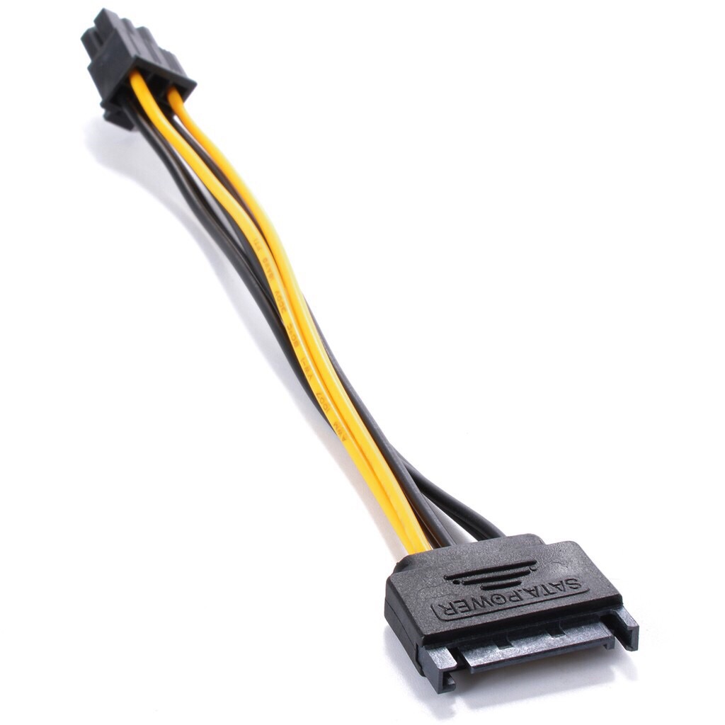 Cáp chuyển đổi nguồn SATA sang IDE 6Pin