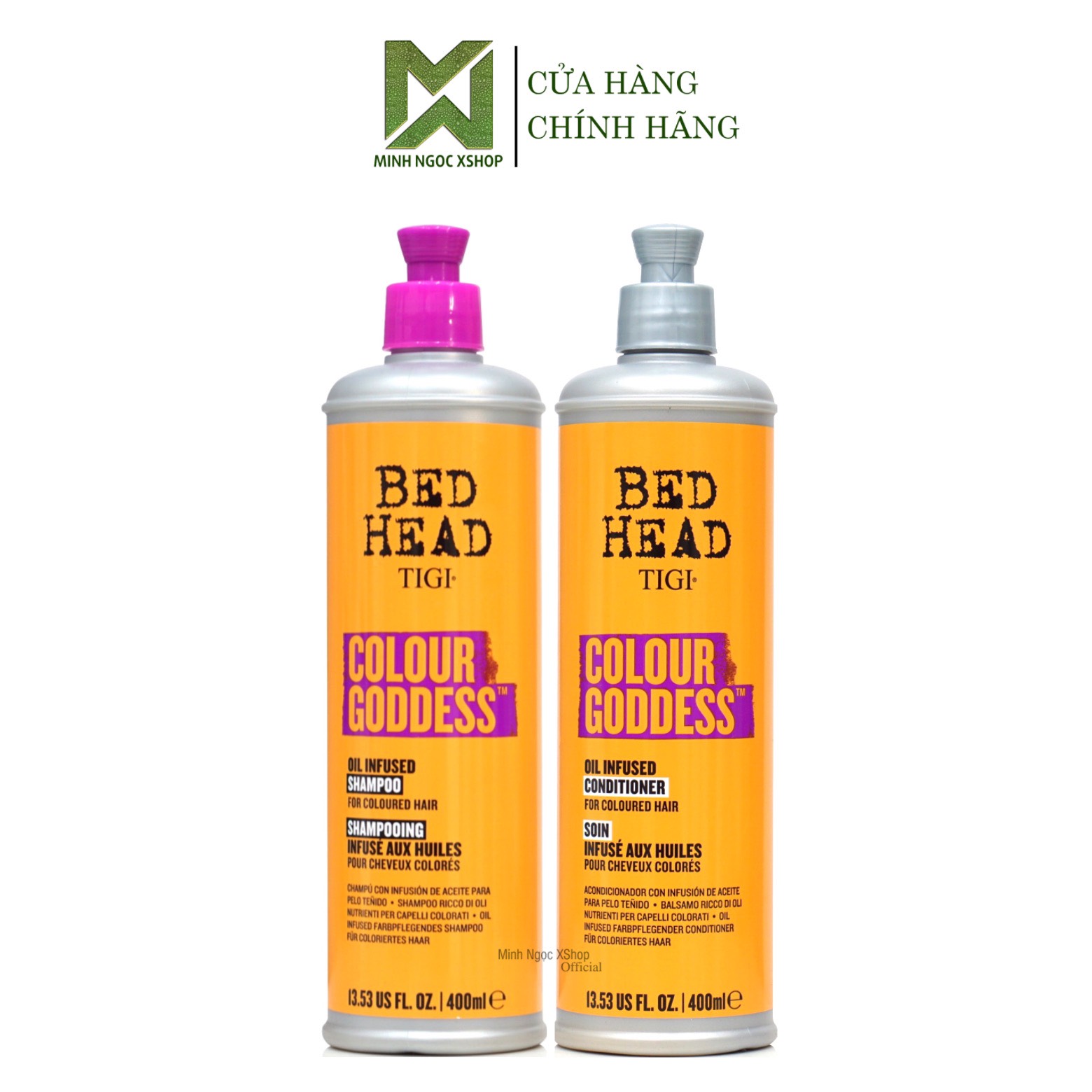 Dầu gội xả cho tóc nhuộm Tigi Bed Head Colour Goddess 400ml chính hãng