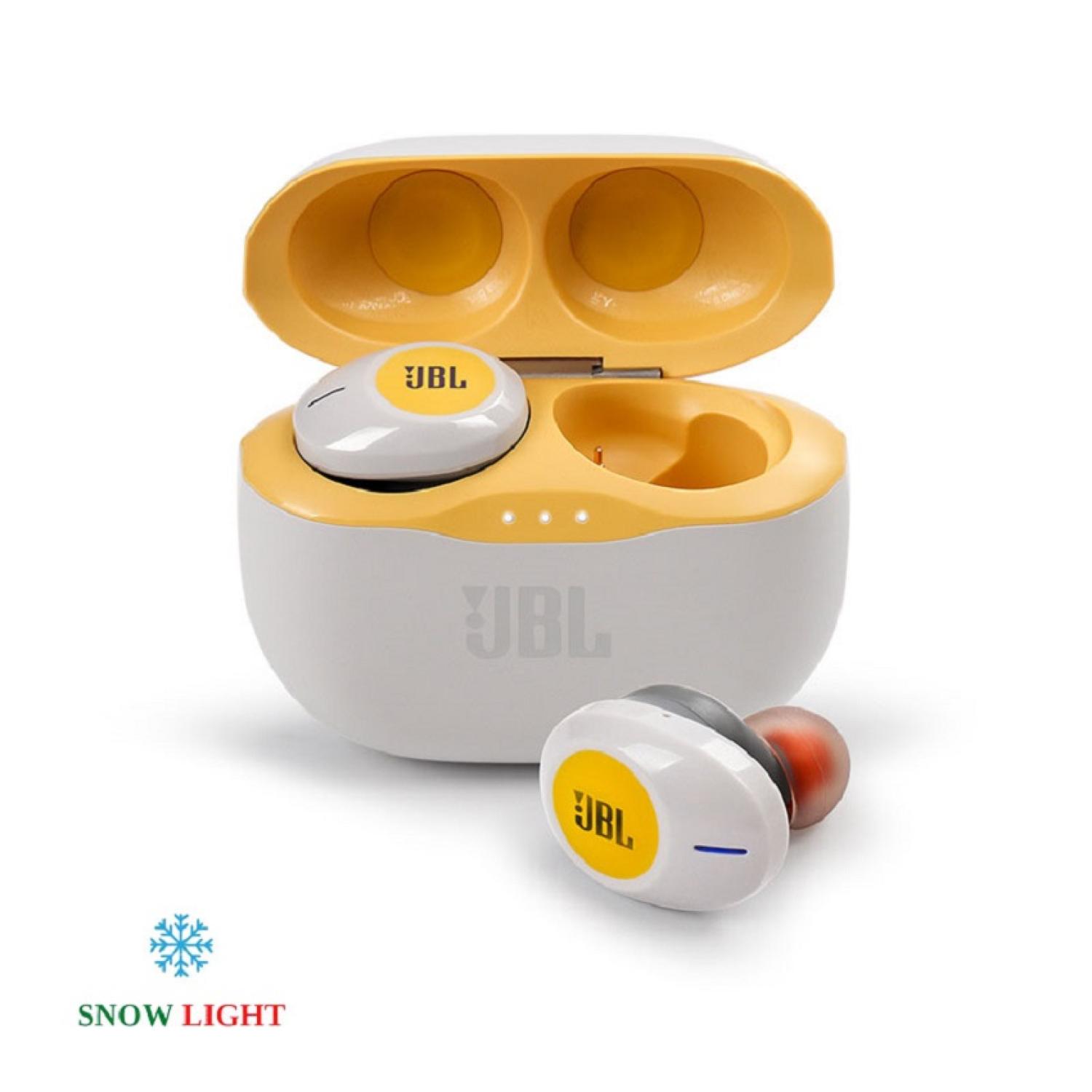 Tai Nghe Bluetooth không dây T120 TWS Light Snow, chơi game nghe nhạc, tai nghe dáng đẹp, tinh tế, âm thanh sắc nét, nút cảm ứng; Phù hợp với mọi loại điện thoại/laptop/máy tính bảng