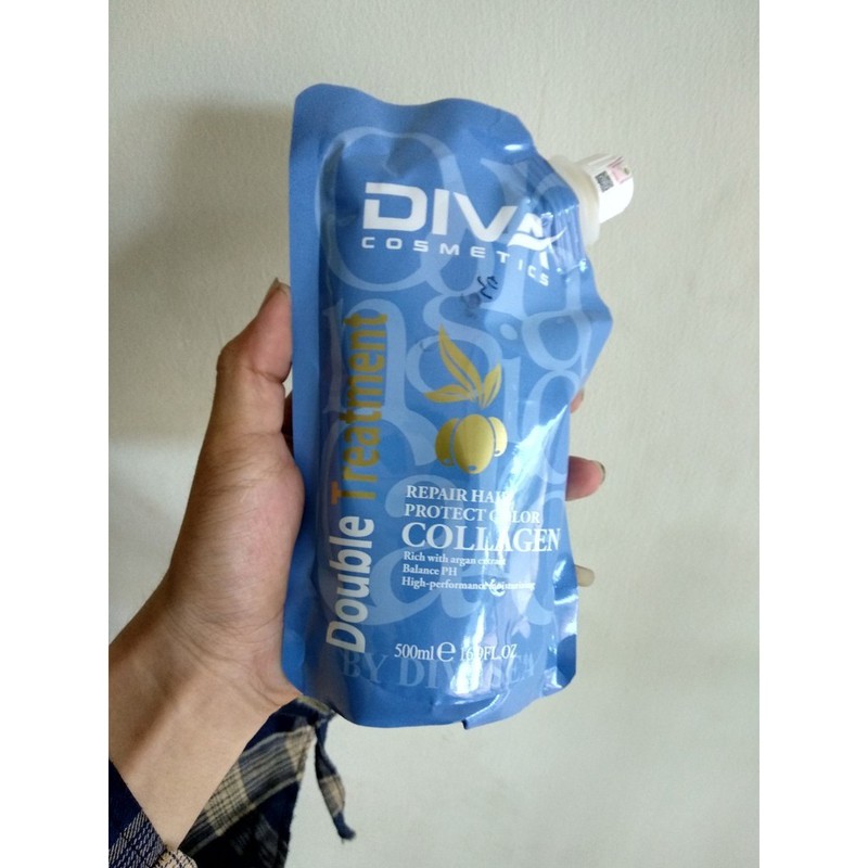 DẦU HẤP PHỤC HỒI COLLAGEN DIVA 500ml