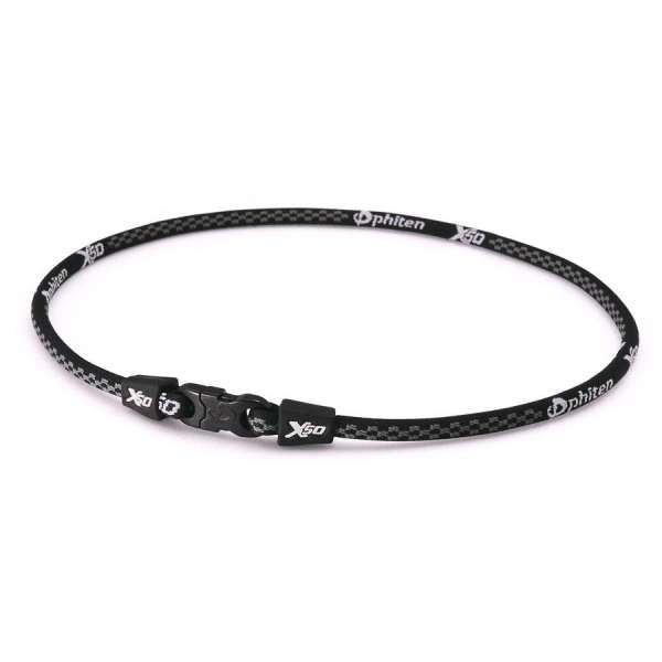 Vòng Đeo Cổ Phiten Rakuwa Necklace X50 - Đen (55cm)