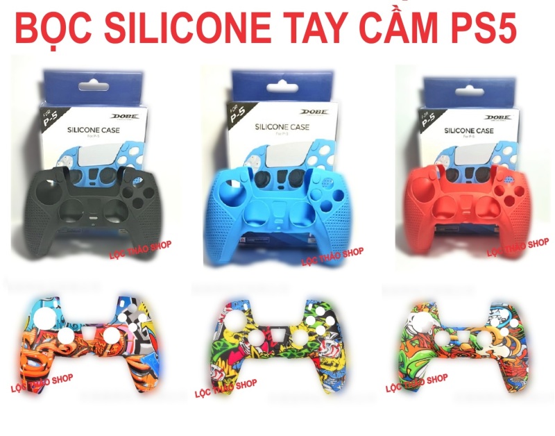 Bọc silicon tay cầm PS5 - Bọc tay PS5 - Silicone Case for PS5 Controller