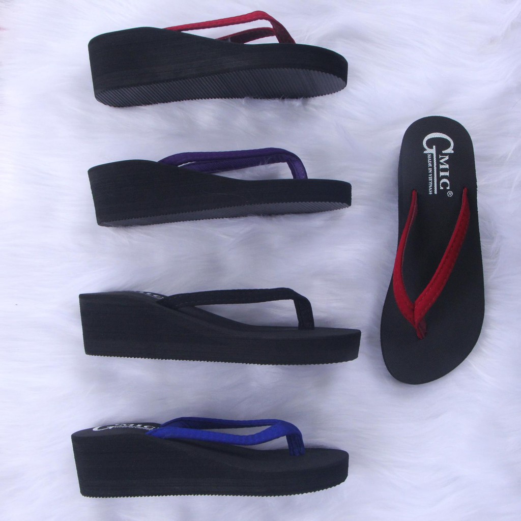 Dép kẹp nữ quai vải êm chân | Dép kẹp nữ đế cao 5P XKT05, chất liệu cao cấp tạo sự thoải mái khi sử dụng, đàn hồi và ma sát tốt, dễ phối đồ