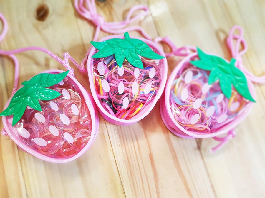 Thun cột tóc nhiều màu