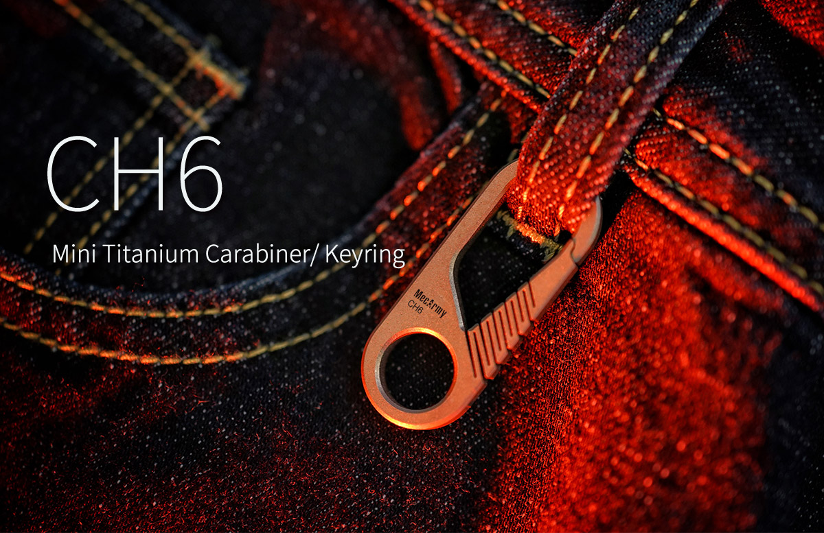 Móc khoá Titanium MecArmy CH6