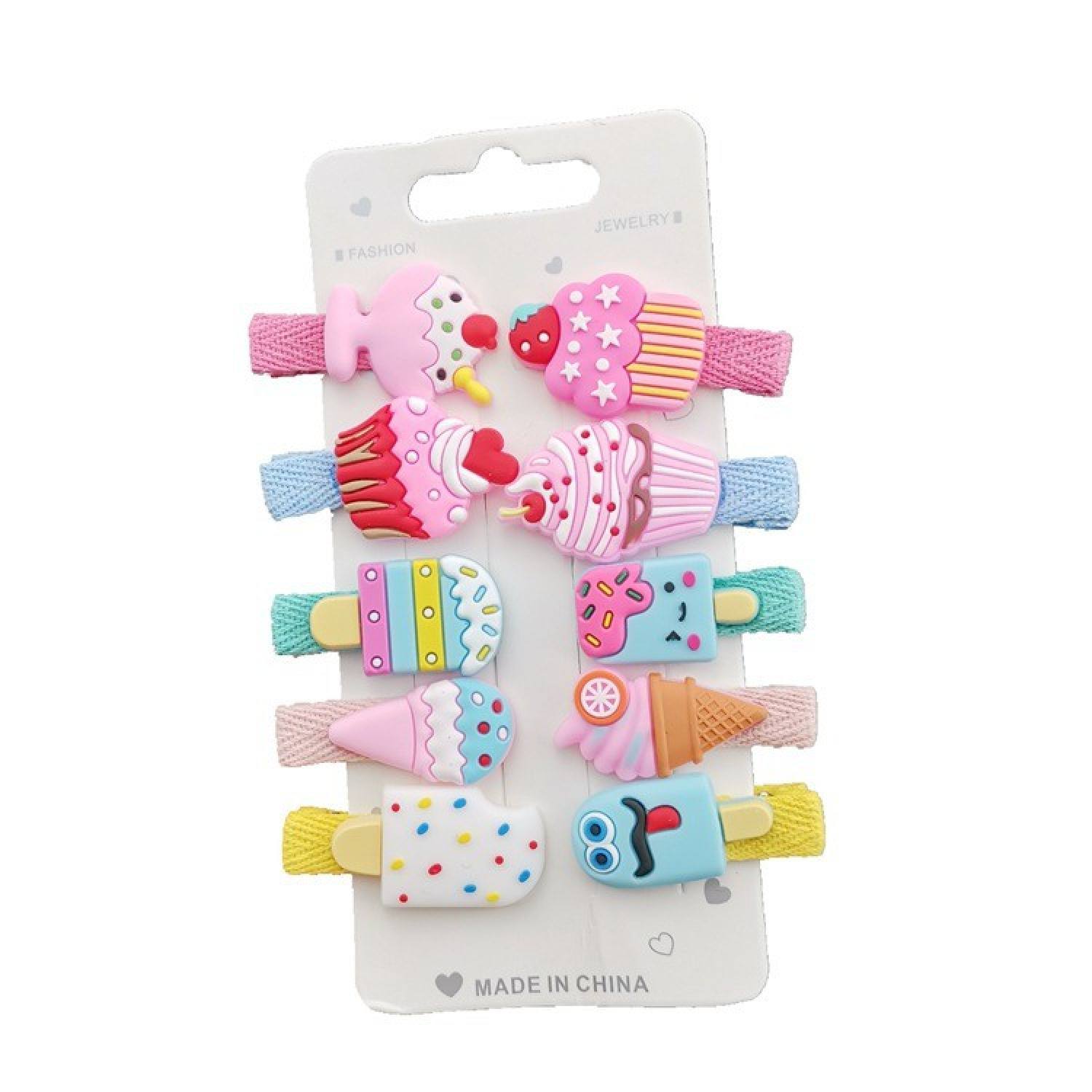 Set 5 kẹp tóc siêu xinh, kẹp tóc cho bé [ MÃ B705 ]
