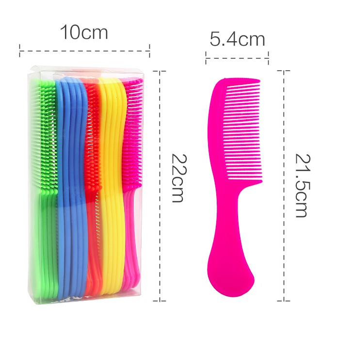 Combo 5 cái lược chải đầu nhiều mầu