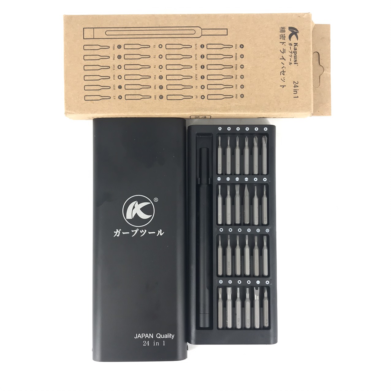 [HCM]Bộ tua vít đa năng mini 24 đầu có nam châm tô vít KAPUSI nhỏ dụng cụ mở sửa chữa điện thoại iphone kính ip điện tử