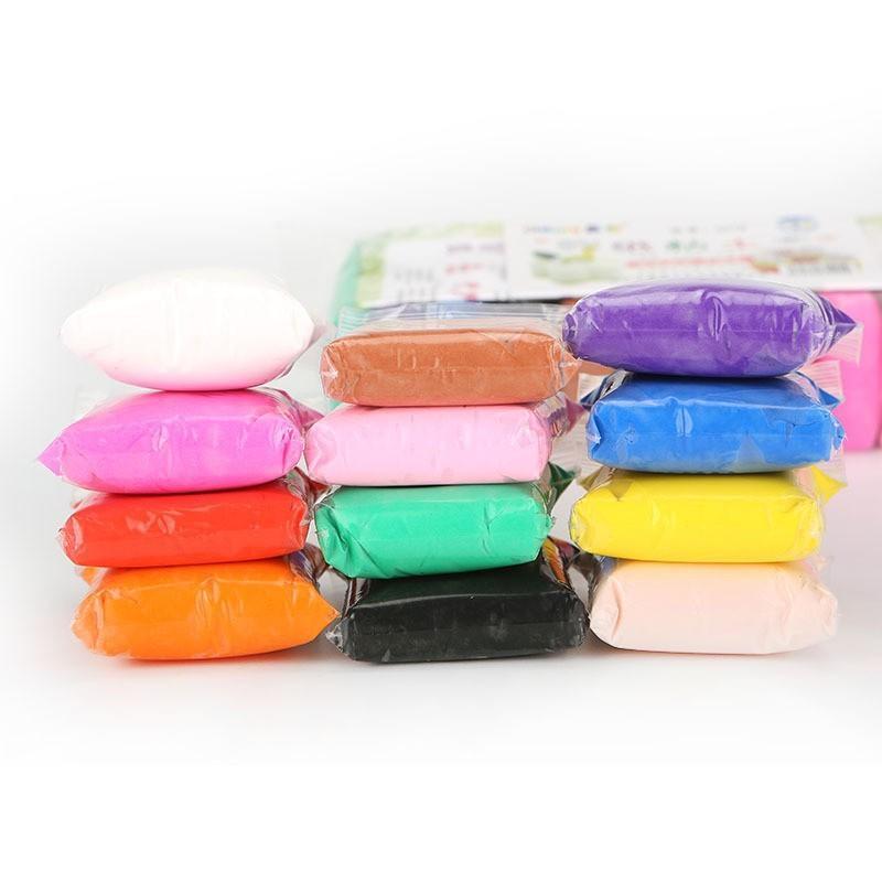 [HCM]Đất sét Nhật (gói 12 màu) soft clay nguyên liệu slime