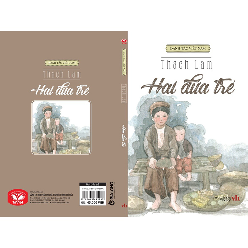 Sách Hai đứa trẻ - Thạch Lam - NXB Văn học