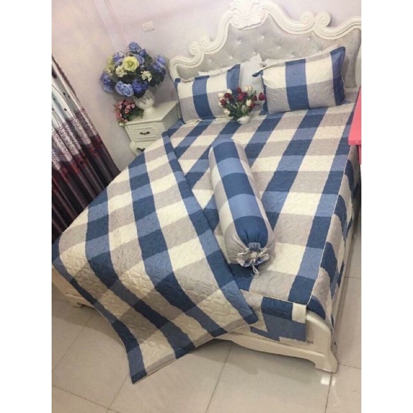 Bộ ga phủ 2m2x2m ( ga + 2 vỏ gối + vỏ ôm )