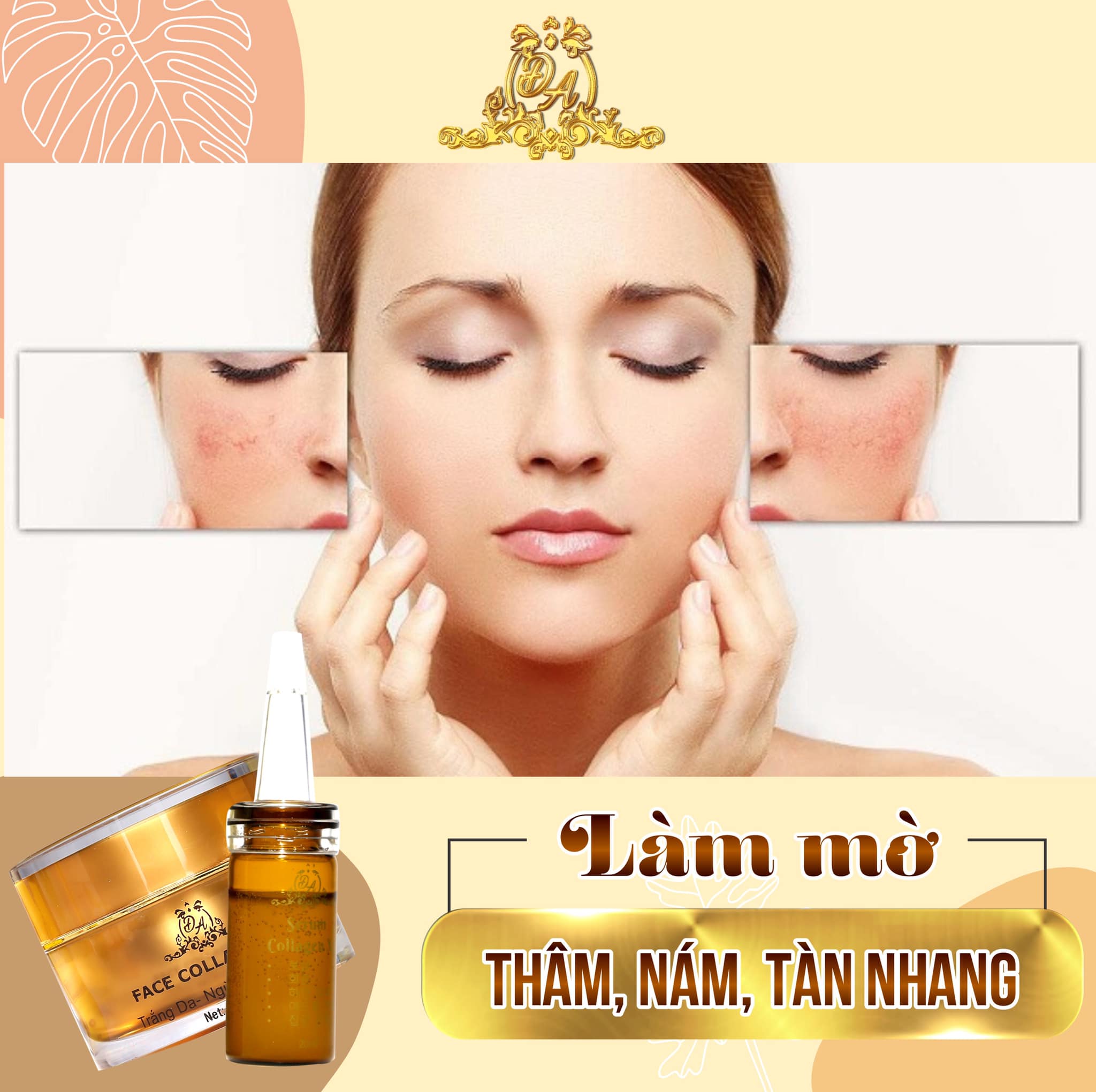 COMBO DƯỠNG DA KEM FACE BAN ĐÊM & SERUM ĐÔNG TRÙNG HẠ THẢO MP ĐÔNG ANH