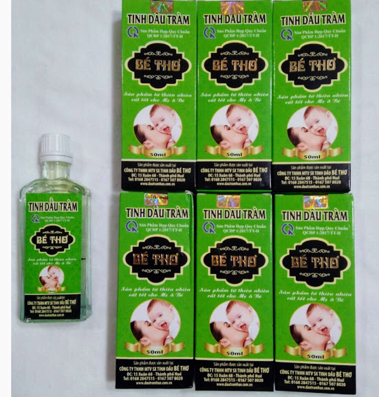 [Hàng chính hãng ]Tinh Dầu Tràm Huế, Hiệu Bé Thơ - 50ml