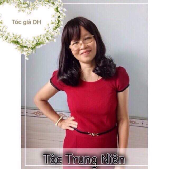 Tóc giả nữ đẹp Tóc bộ dành cho các cô trung niên