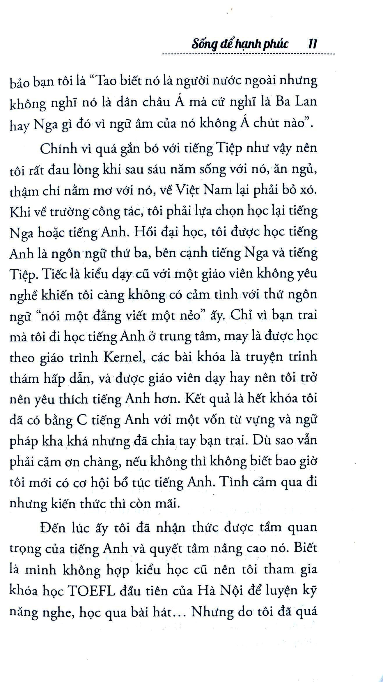 Sách - Sống để hạnh phúc