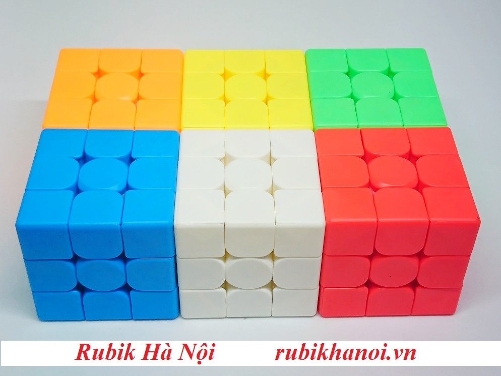 Bộ 6 Rubik Meilong Màu Kèm Sticker
