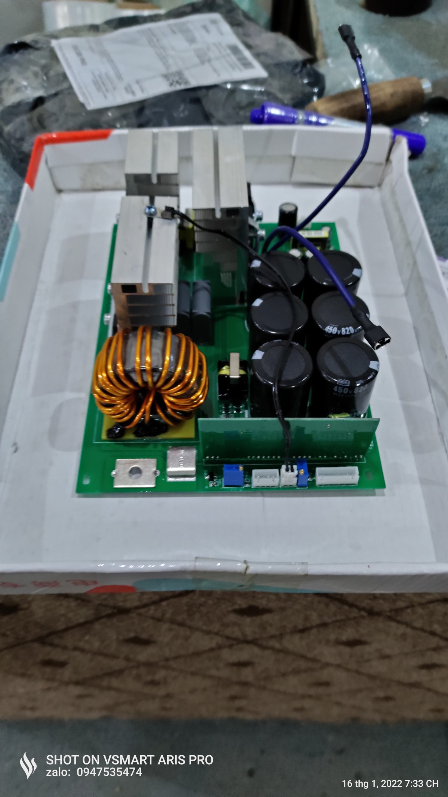 Bo máy hàn IGBT  4ig 6 tụ không rơ le