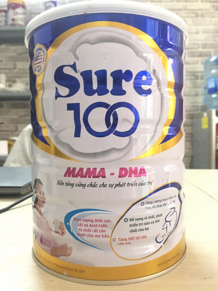 [HCM]Sữa Sure 100 Mama DHA - Hỗ Trợ Phụ Nữ Mang Thai