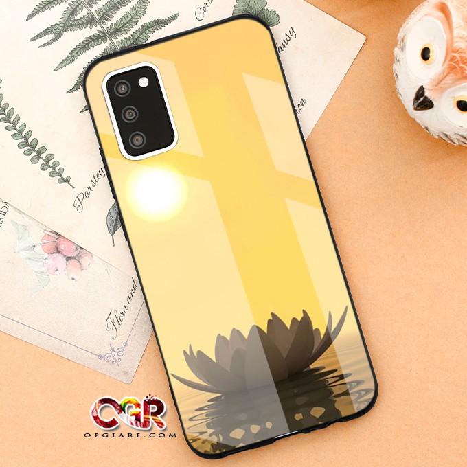 ốp lưng Samsung Galaxy A02s mặt KÍNH CƯỜNG LỰC