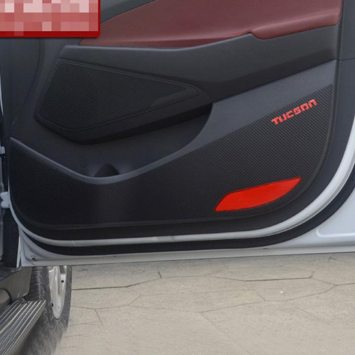 Decal carbon dán trang trí cửa xe ô tô Hyundai Tucson