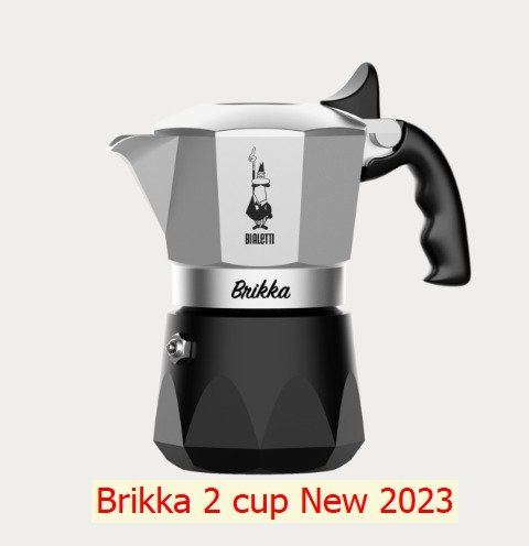 Ấm pha cà phê tạo crema Bialetti Brikka New 2, 4 cup, Hàng chính hãng
