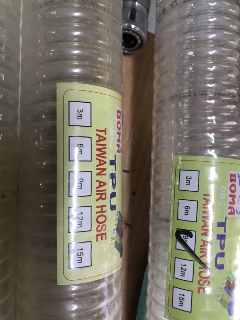 Dây bơm hơi xoắn 6m