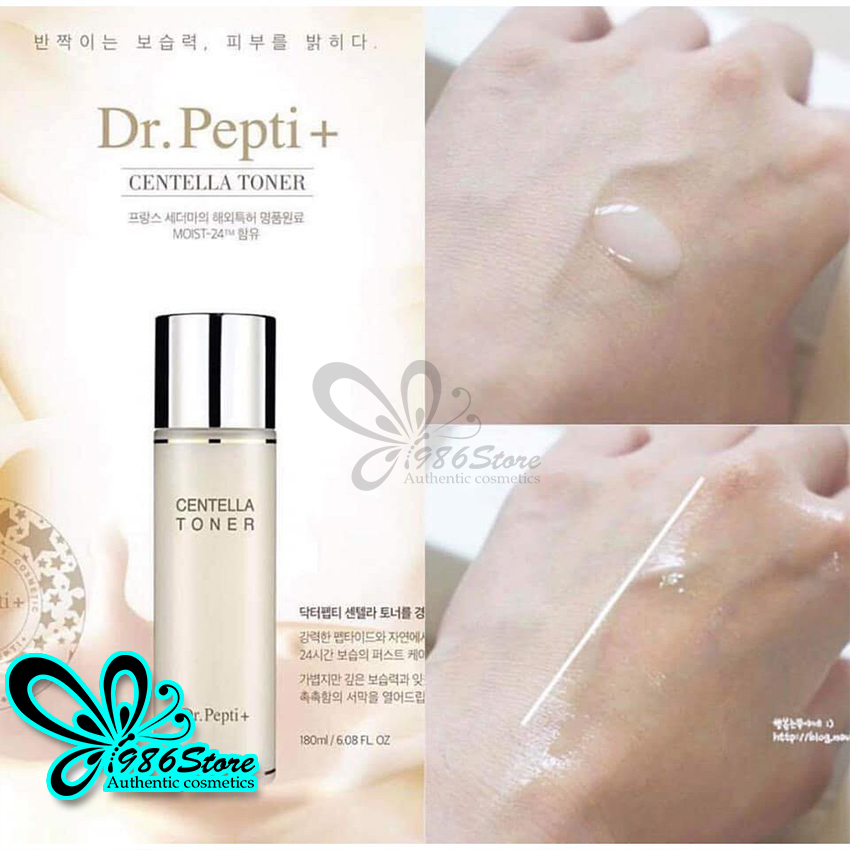 Nước Hoa Hồng Dr.Pepti Centella Toner 180ml Hàn Quốc