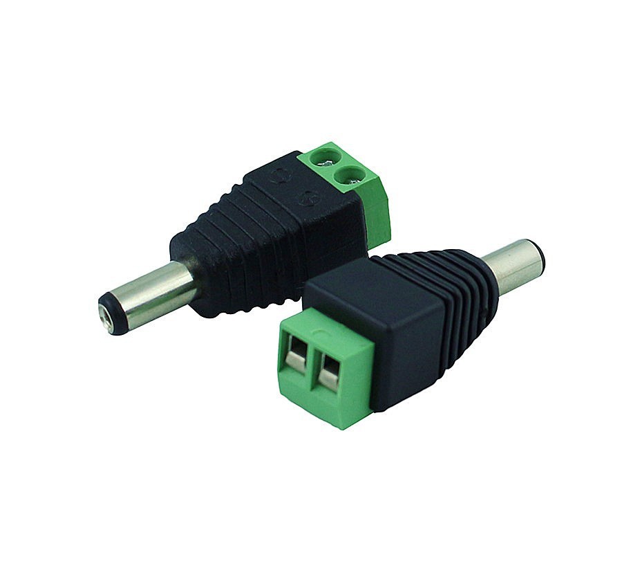 10 Jack nguồn DC đực vặn vít 5.5x2.1mm