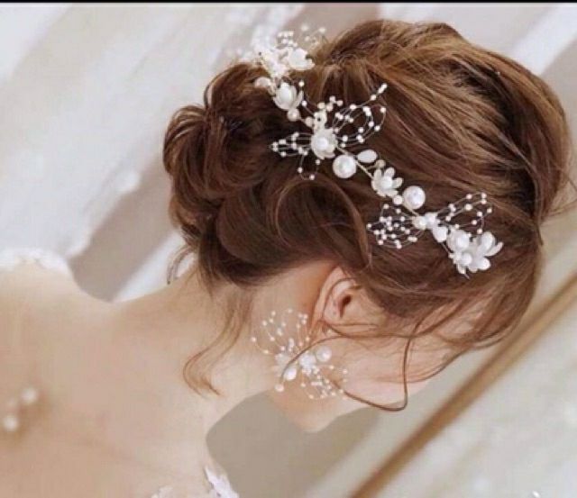 Bộ cài tóc  cô dâu