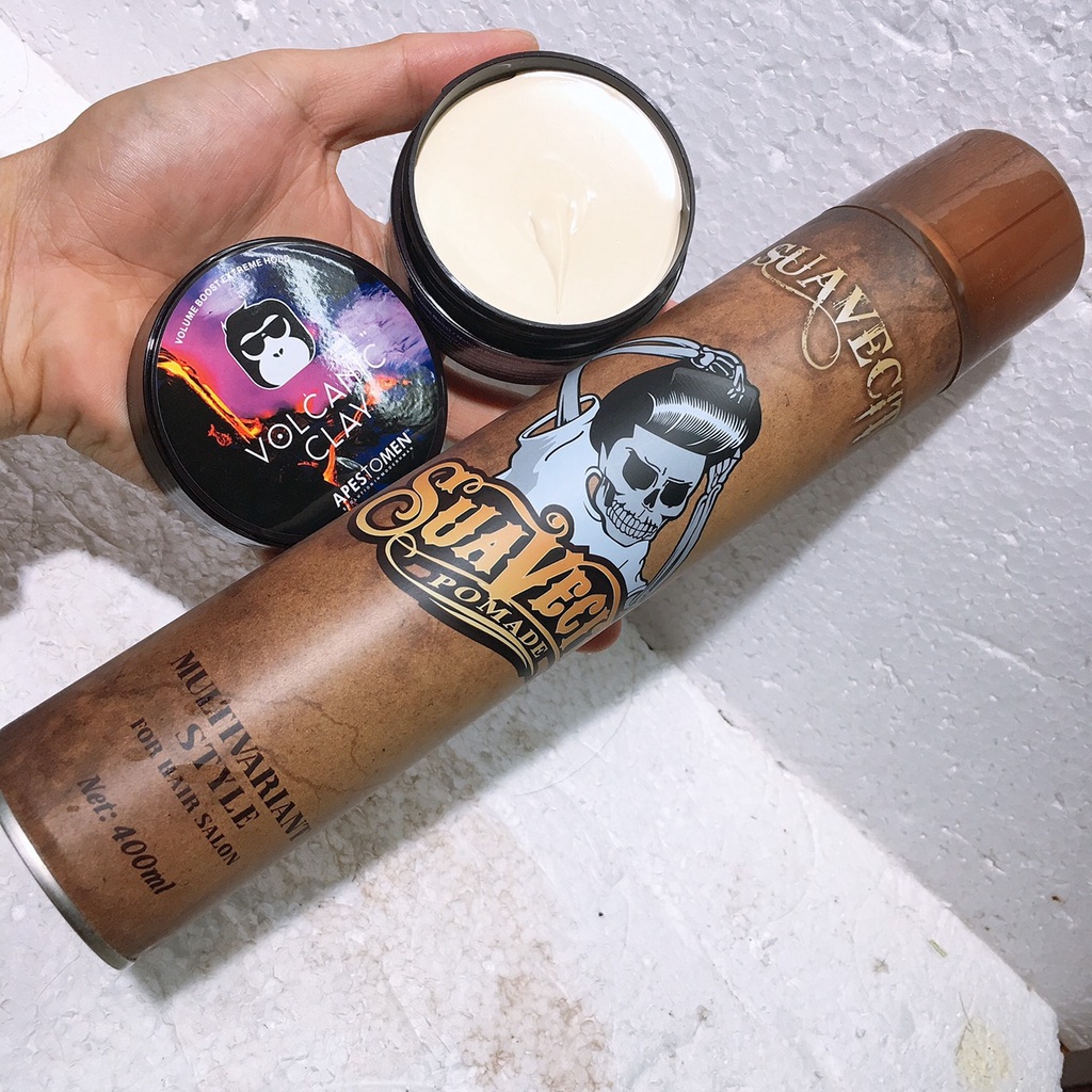 Combo Gôm Sáp Keo Xịt Tóc Luxurious Và Sáp Clay